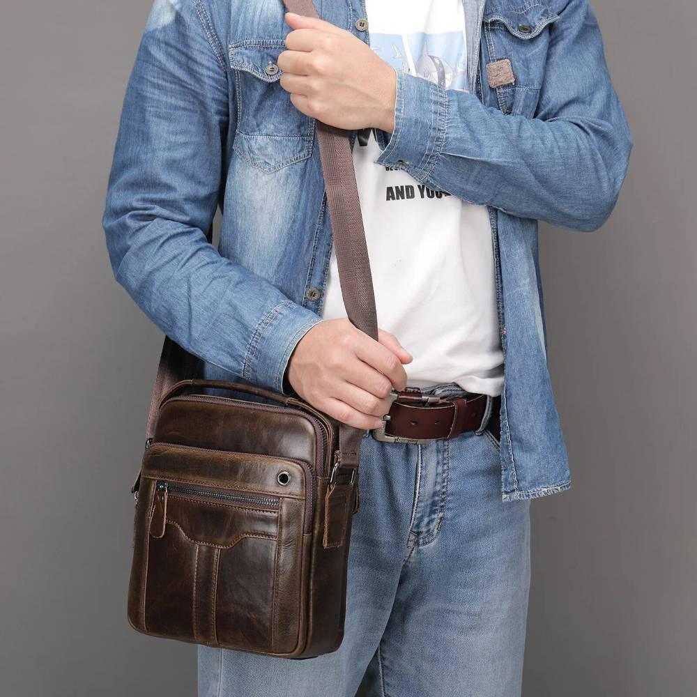 Berlim | Bolsa Tiracolo Masculina Compacte