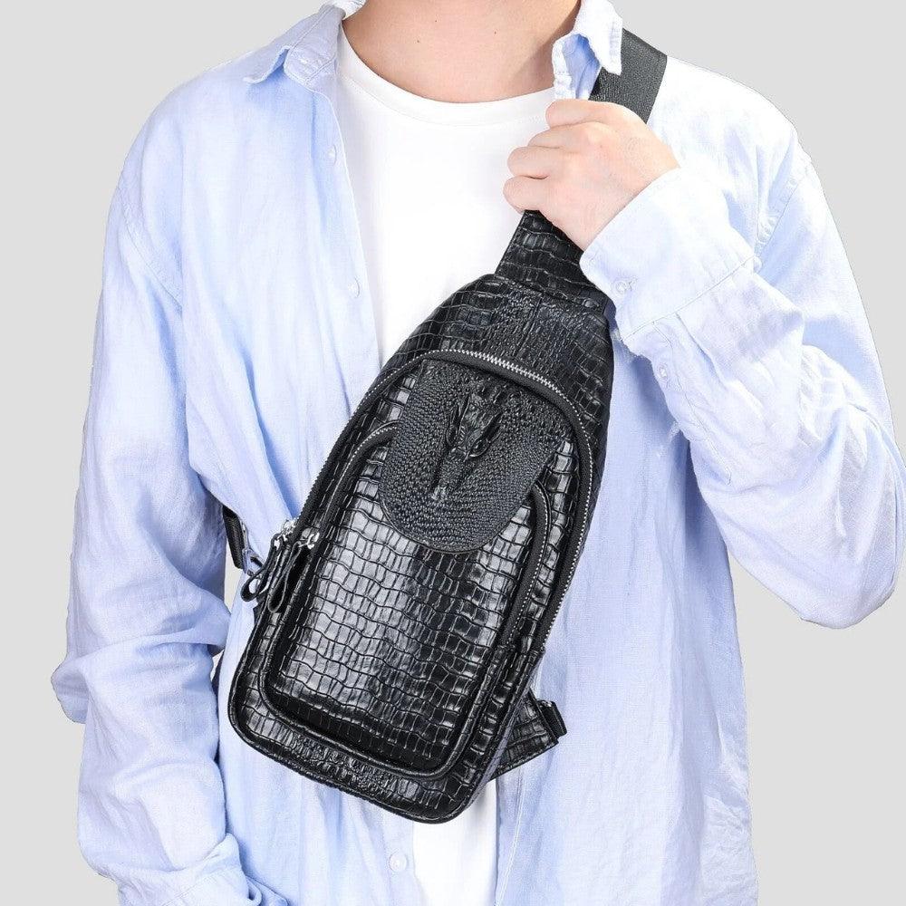 Chicago | Shoulder Bag Masculina Crocodile