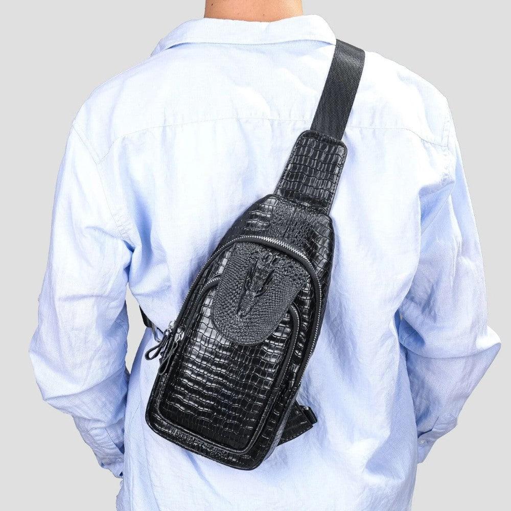 Chicago | Shoulder Bag Masculina Crocodile