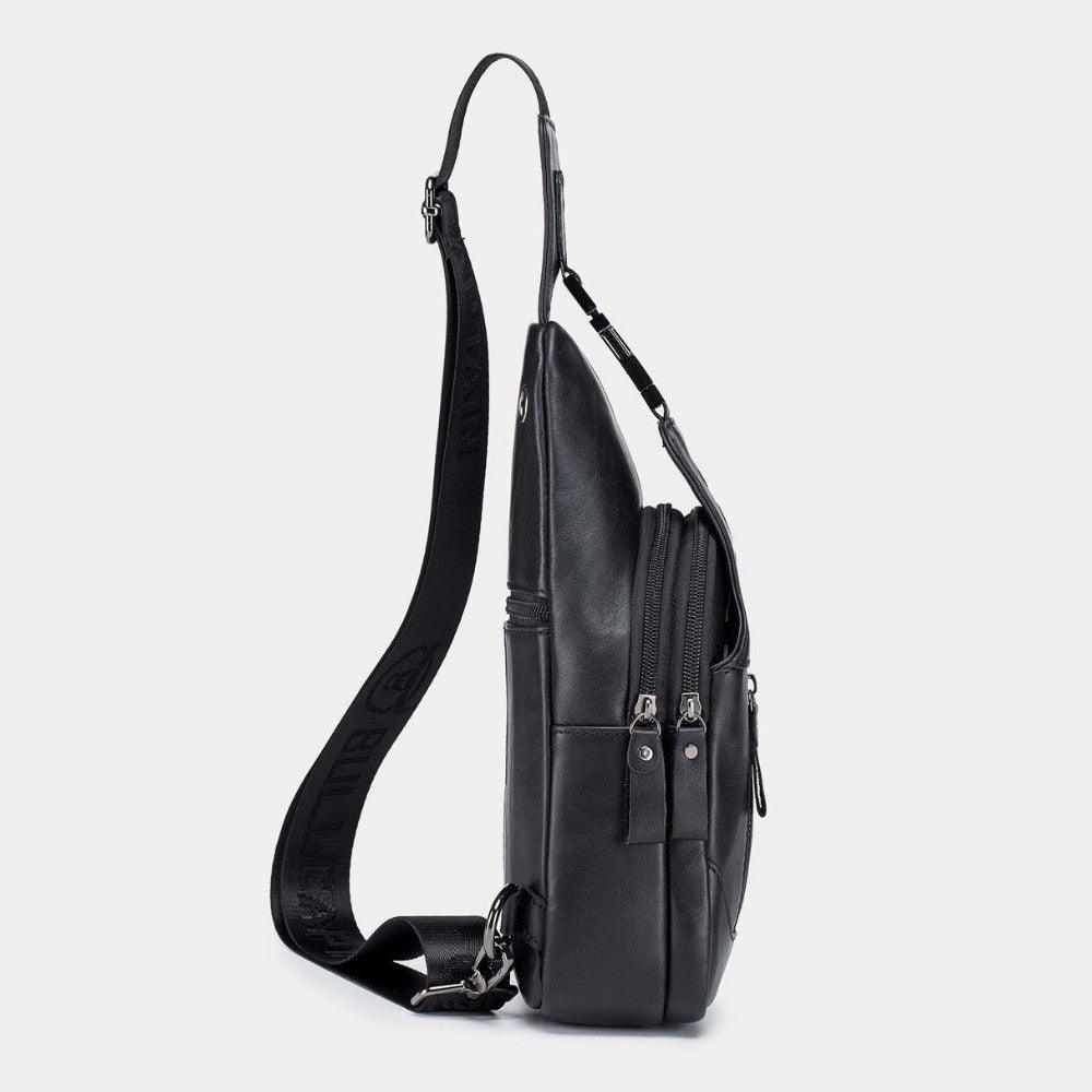 Shoulder bag de Couro com Fivela